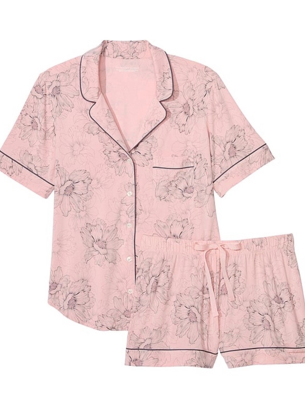 VICTORIA’S SECRET 🩷🩶 Pajama Set - Short sleeve top with shorts